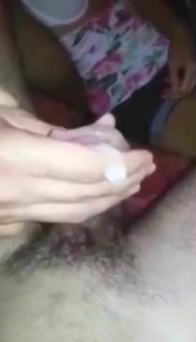 A hot blowjob which made her BF cum