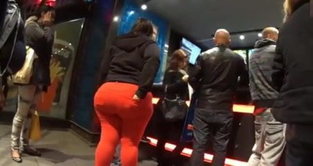 Big ass in orange