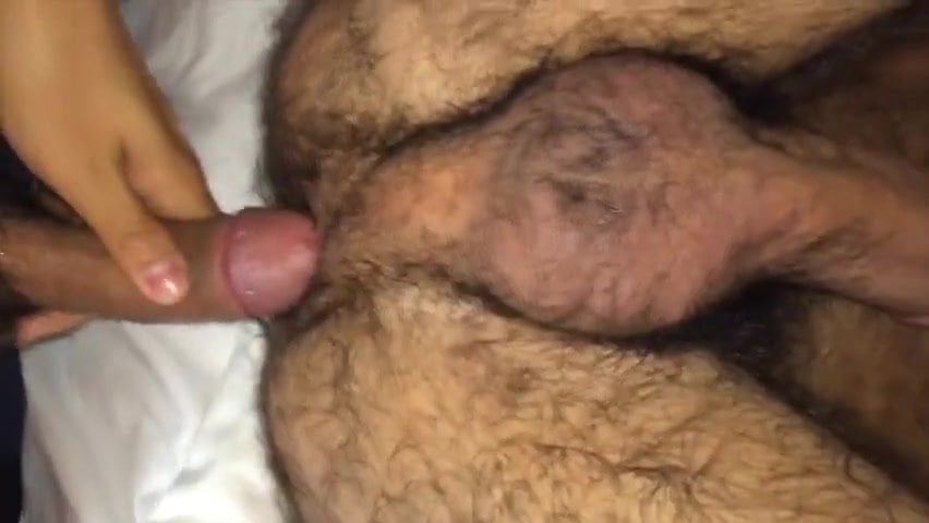 Unshaved pussy rides a dick, fucks doggy, missionary and dripping creampie