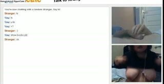 Omegle she watch my huge cumshot with no hands