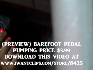 barefoot pedal pumping