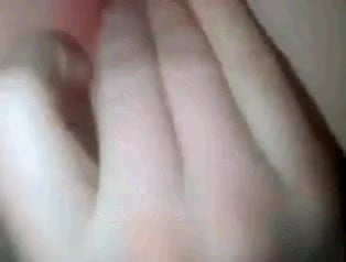Sexy horny chubby girl big tits solo fingering her excited pussy