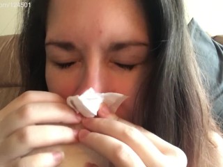 Blowing My Nose After Having A Cold