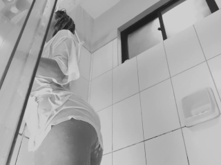Horny Hong Kong Girl masturbating in bathroom