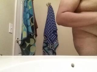 Tiny Dick Chubby Boy Loves To Show Off Before, Inside, And After Shower