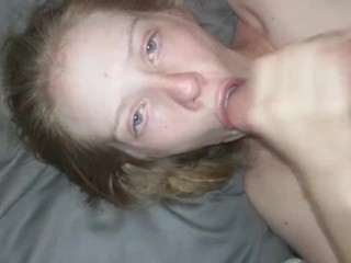 Dirty Slut Loves Cock In Her Mouth And Cum On Her Face