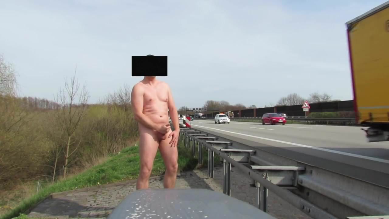 Cum next to Highway - Public