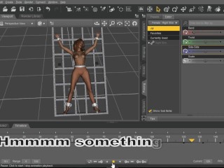 How to animate a figure in bondage