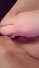 Amateur BBW With Stockings Dildoing Her Wet Pussy