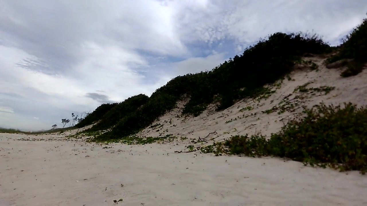 Naked on the beach - Australia