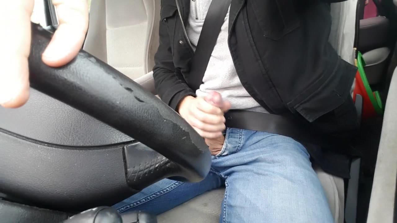 Wanking, driving and cumming