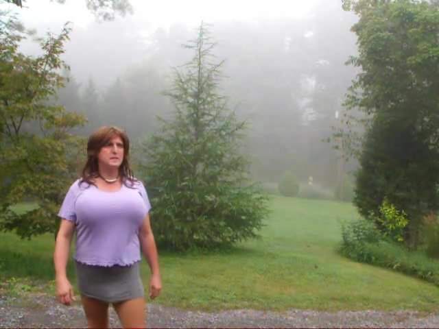 Donna in yard