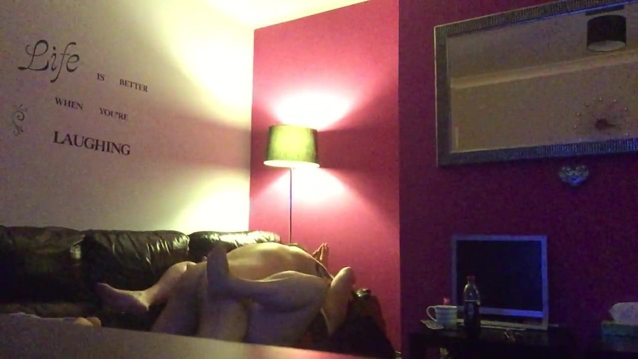 Front room fuck and cum