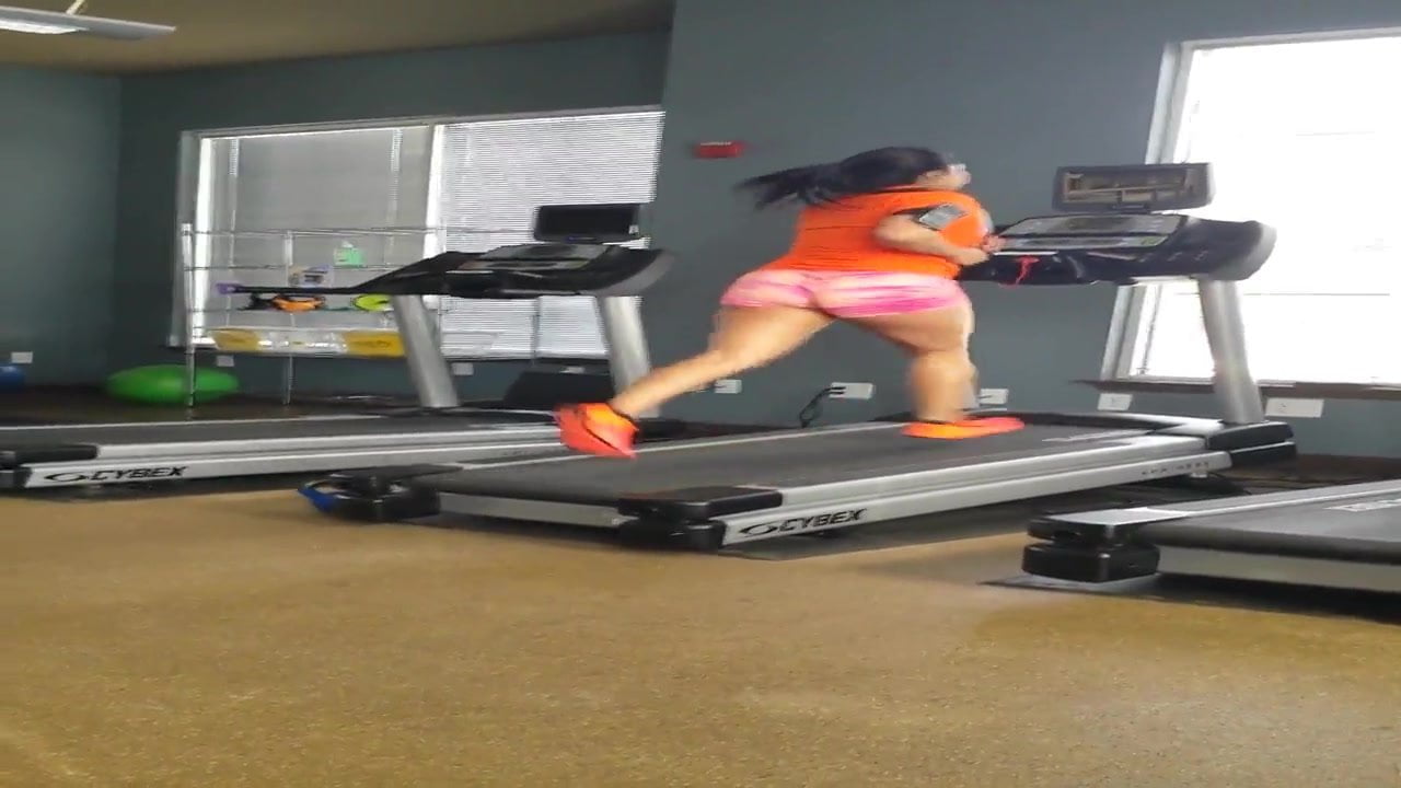soccer teen on treadmill