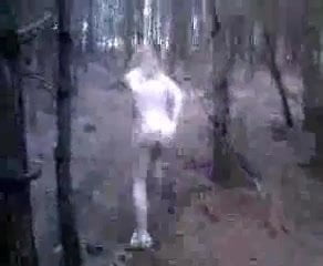 nude in forest