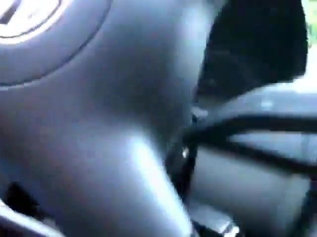 Latina Strips Naked in the Car