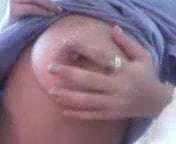 Eva Roberts touches her wonderful tits