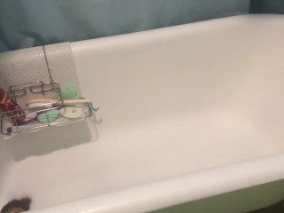 Hot Invisible Lesbian Teens Tongue Fuck In the Tub!
