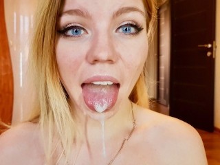 Young blonde lick ass and ride big cock POV 60 fps Kisankanna