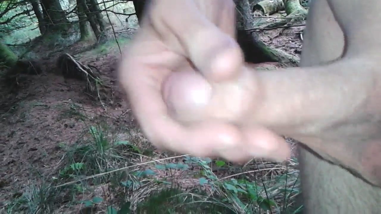 wanking in the forest 4
