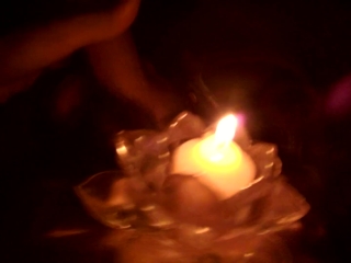 Candle Light Masturbation