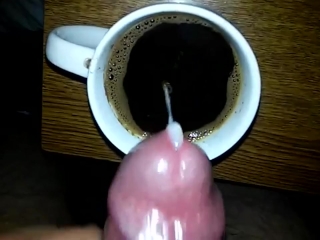 Cumming in my coffee - Protein energy Drink - Older video of mine