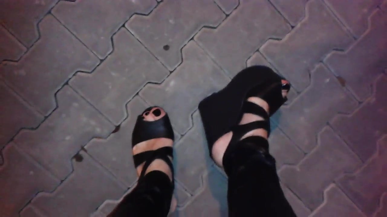 my high platform wedge sandals