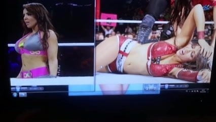Cum on WWE Layla 