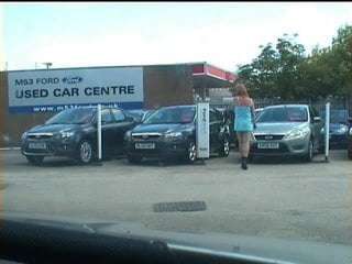 Zoe tranny whore at the Used Car Centre
