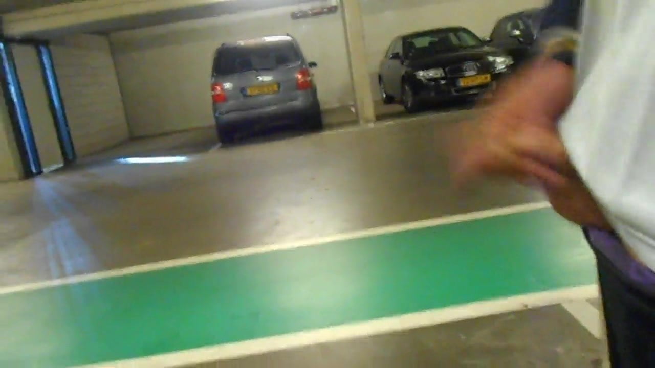 jerking in a parking garage Part 2