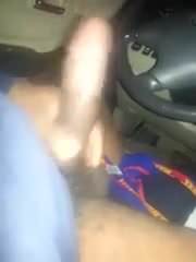 Ebony Woman Rubbing Wet Pussy