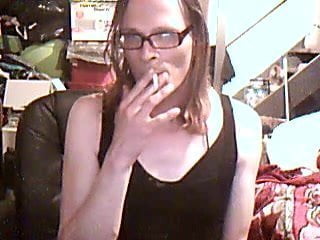 smoking in sexy cloths