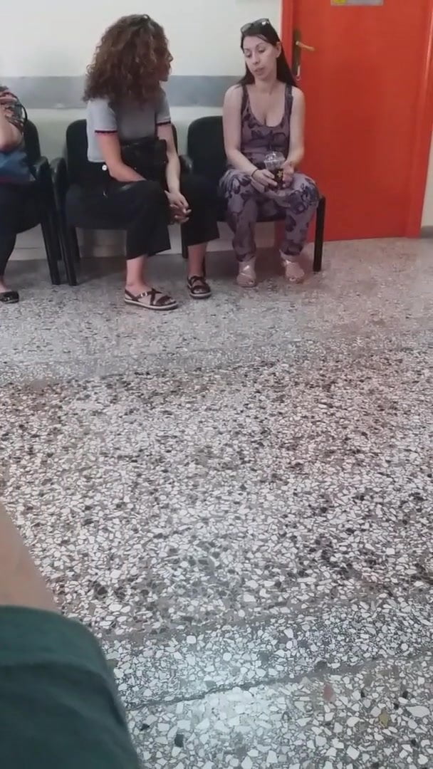 Cute Greek Teens waiting doctor appointment
