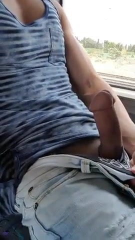 Jerking off on a bus