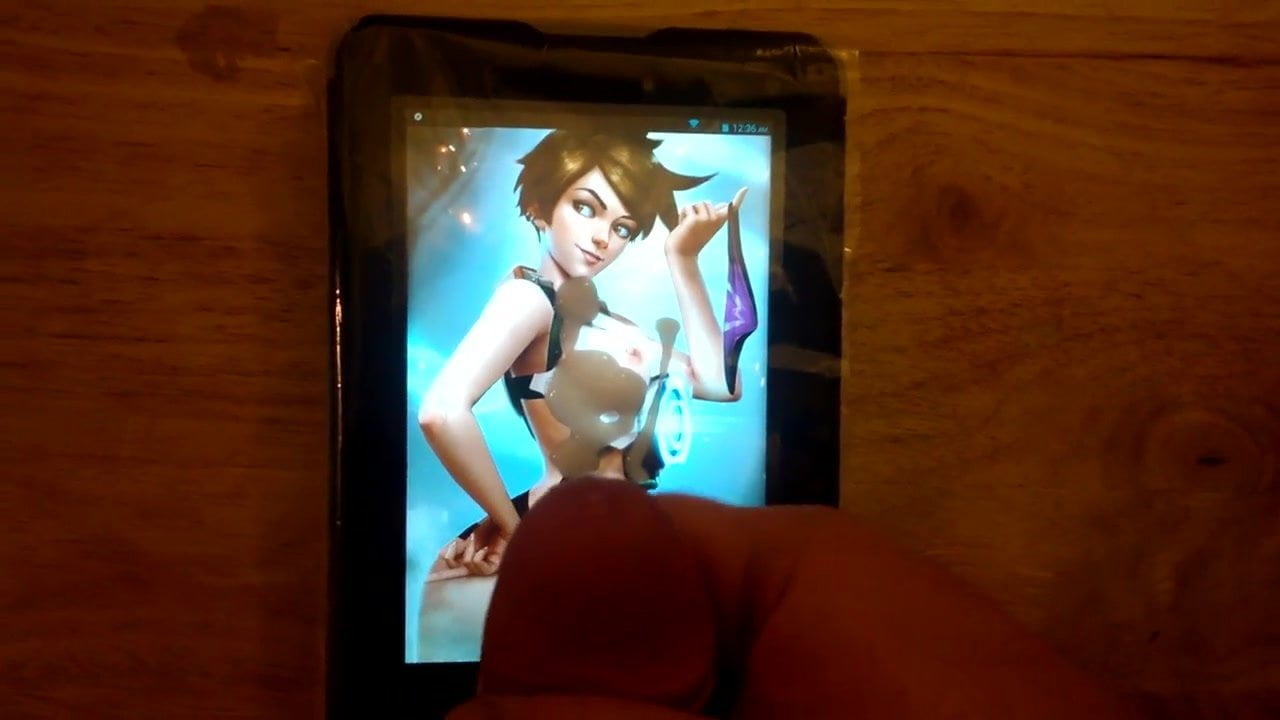 Cum Tribute to Tracer (Overwatch)