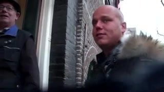 Dirty guys visit a whore in Amsterdam