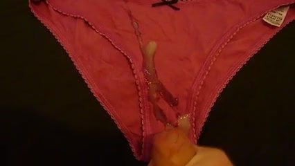 pink panty wank