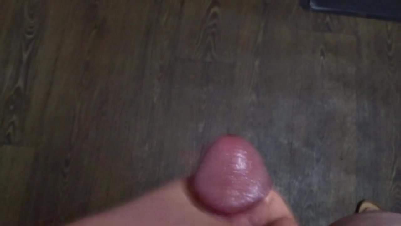 Little cum play with lubricant