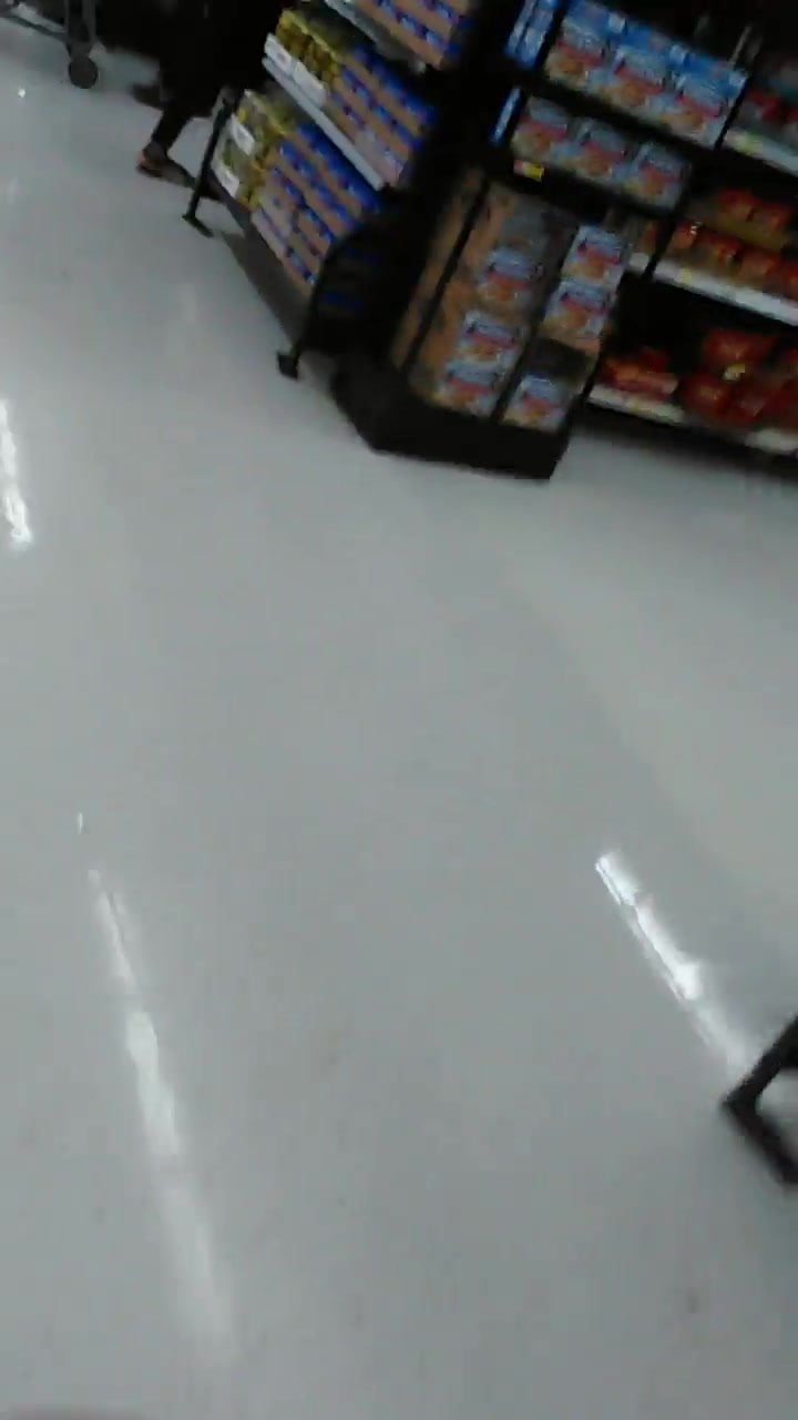 curvy Wal-Mart shopper