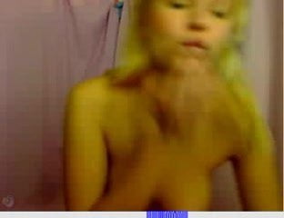 sweet russian girl show tits in webcam