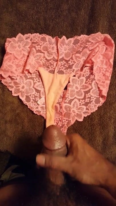 Cumming on panties 