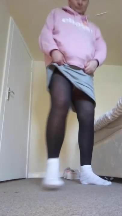 Tights and socks worn together 