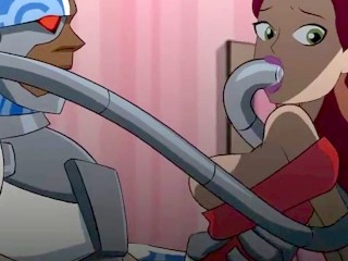 Teen Titans Porn Cyborg the fucking machine