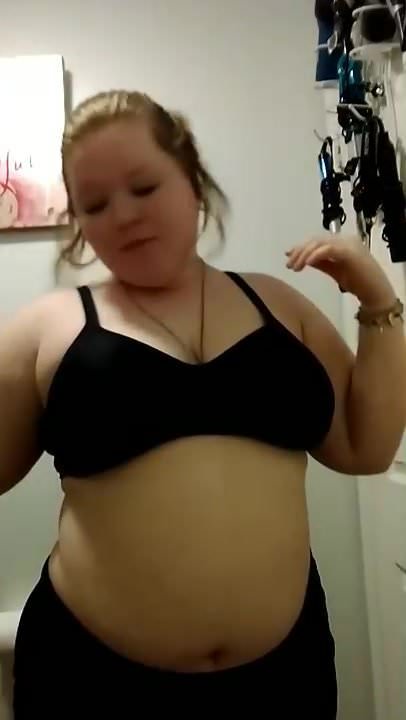  Big titty 18-year-old redhead stripping 