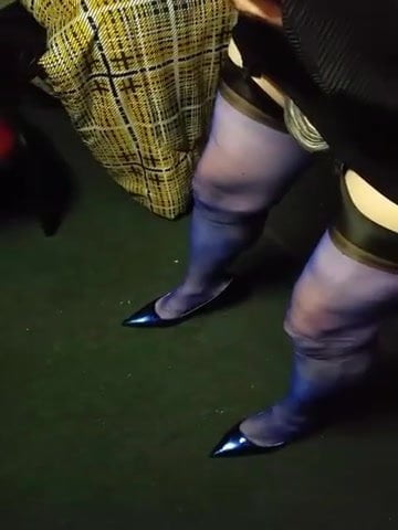 blue stockings