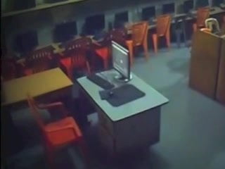friends watching porn in internet cafe