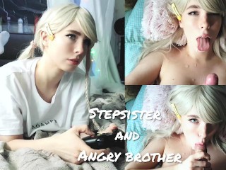 Stepsister Paid with Her Body for a Broken Gamepad (cum face)â¤MollyRedWolf