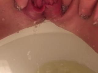 young pov piss in toilet