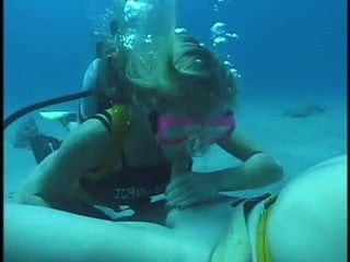 Scuba Blonde Blows and Bangs