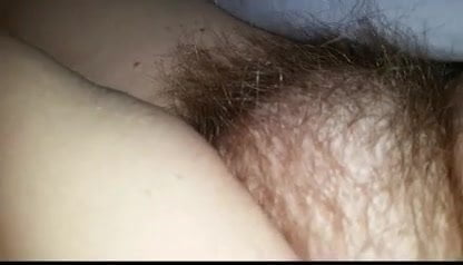 the wifes soft dreaming hairy pussy under the sheets